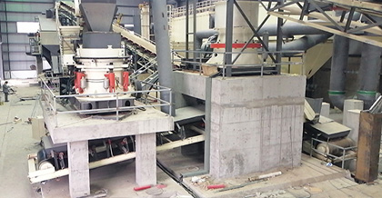 時產(chǎn)400噸破碎生產(chǎn)線